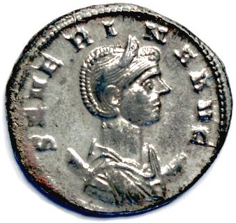 Ulpia Severina  wife of Emperor Aurelian  ca 275 CE Location TBD